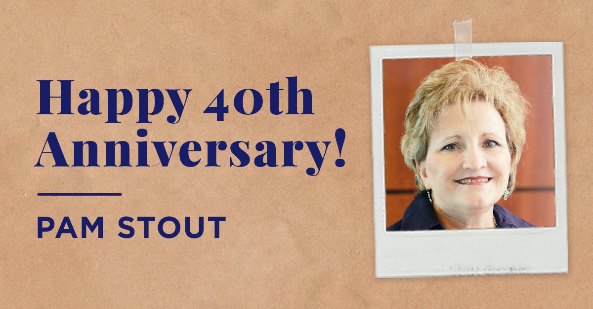 FirstBankOwasso's tweet photo. Most days at the bank's headquarters, Pam is the first to arrive, turning on the lights, and preparing the first reports from transactions made overnight. Happy 40th Anniversary Pam! We appreciate you so much! #FirstRelationshipsLast https://t.co/D26fuiZx21