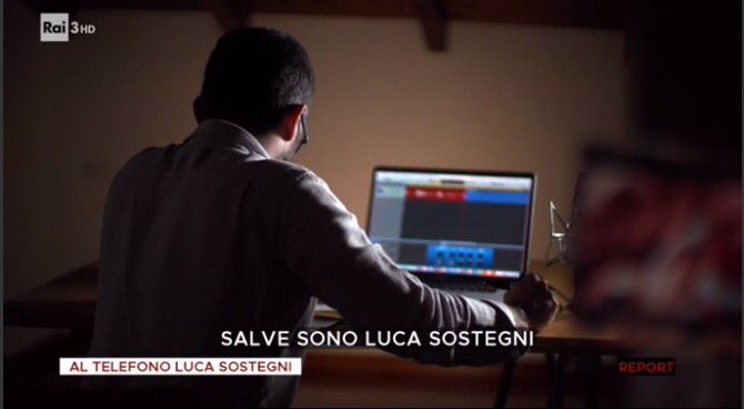 TommyVicenza's tweet photo. Luca Sostegni ci telefona dal Brasile, dove si era rifugiato. È il prestanome legato ai commercialisti della Lega arrestati con accusa di aver sottratto fondi pubblici per l'acquisto della sede della Lombardia Film Commission, fondazione partecipata da Regione #Lombardia #Report https://t.co/BnYCGbYXKo
