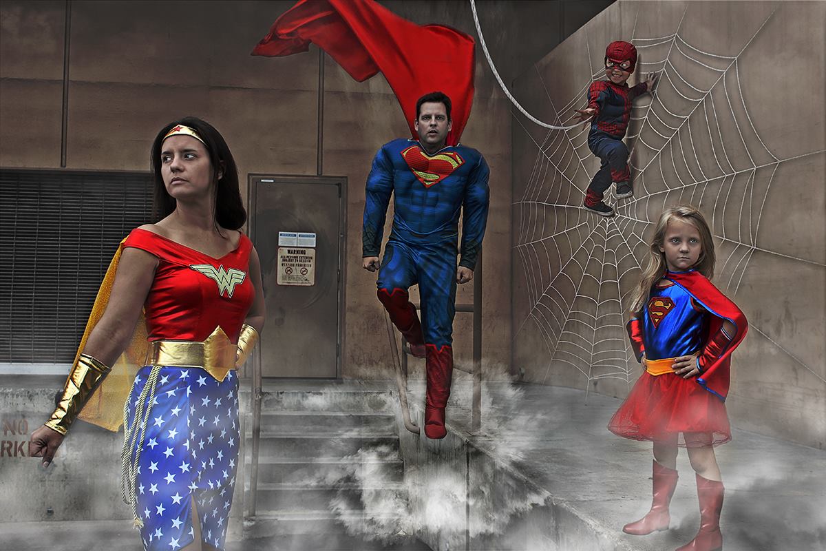 triathlontim's tweet photo. Flashback to the epic family Halloween photo from 2015. #halloween #halloweenart #dcuniverse #marveluniverse #mixeduniverse #photomanipulation #superherohalloween #trickortreat #familyhalloweencostumes https://t.co/RFejhK4gh1