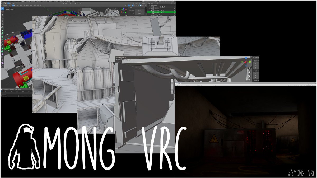 Here are some more WIP stuff from my upcoming "Among Us VR". Please take a look and tell me what you think! (All of these images are taken in game)