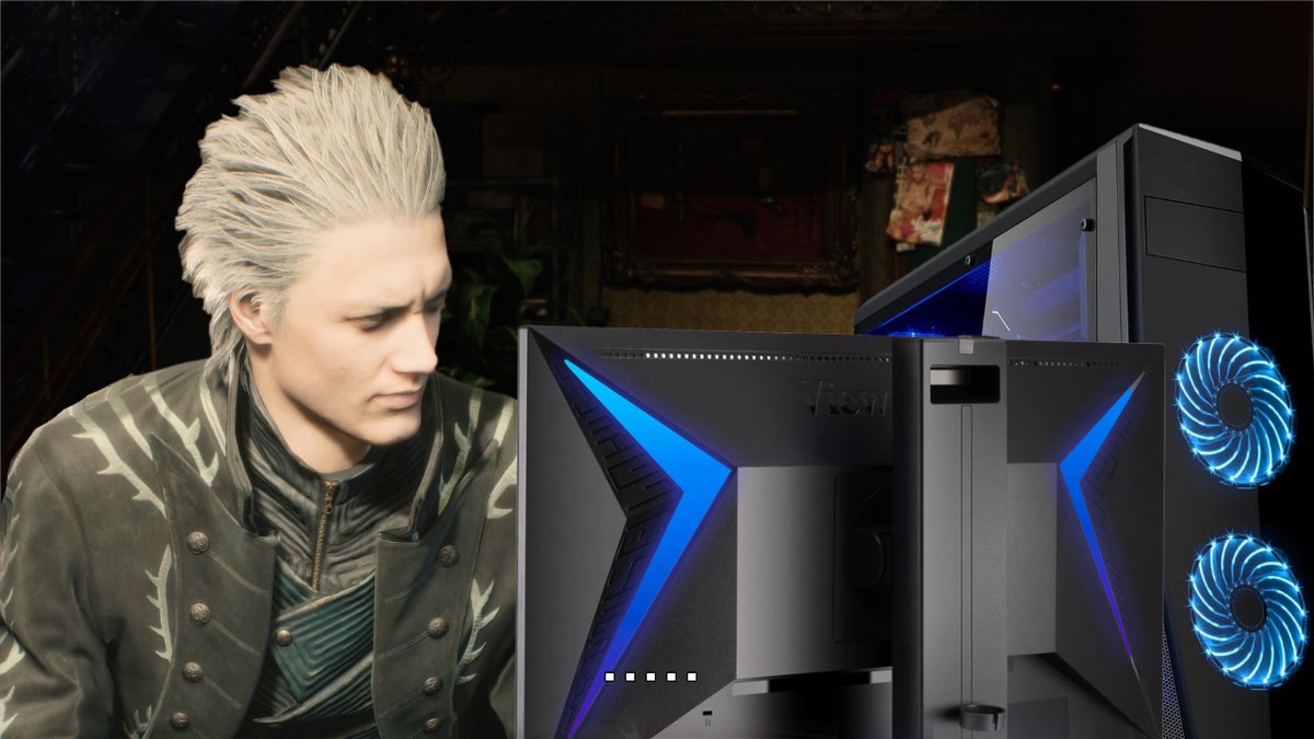 KiryuAttorney's tweet photo. Vergil gets setup https://t.co/yvgCrKcNdu