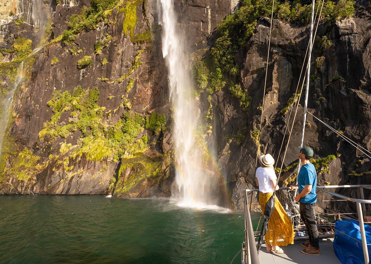 RealNZ_'s tweet photo. With drastically changing weather conditions and rainfall, it means that no two visits to Milford Sound are the same. https://t.co/Wt2J7CyGbf
