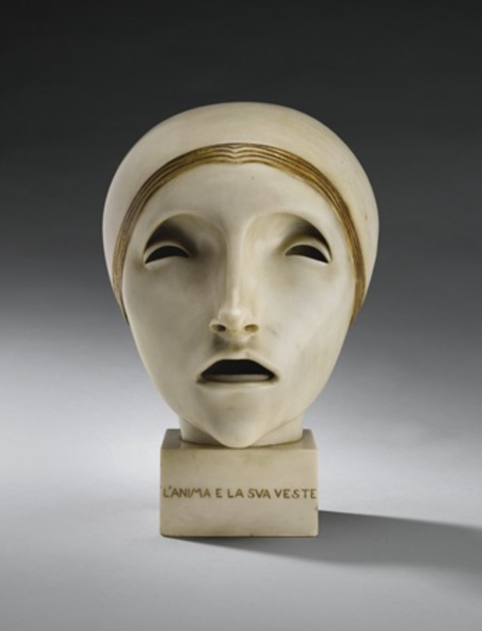 — "L’anima e la sua veste," by Wildt, c. 1916