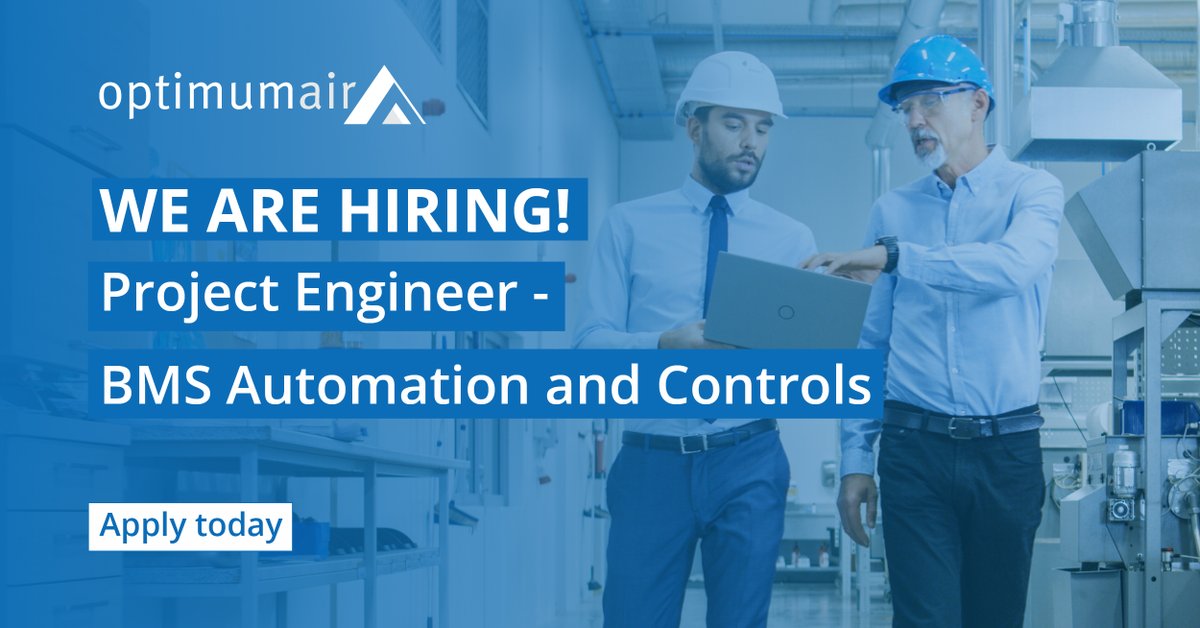 We have an exciting opportunity for a Project Engineer - BMS Automation and Controls in our expanding professional NZ Automation team. Follow the link to see the full job criteria and to apply. ow.ly/2IkA50C3i54