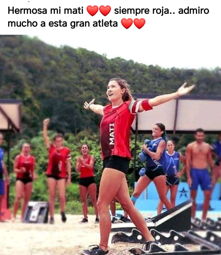 Lizzi33Perez's tweet photo. @ExatlonMx Yo solo veo exatlon por MATI, sin ella solo sería un programa más. LA REINA MATI #YoConMati #YoConMatineitor #SilverForce https://t.co/fznLb6nRmu