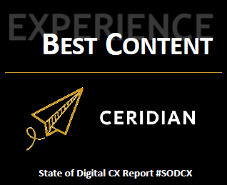 ComBlu's tweet photo. @Ceridian was named a best practice leader in @ComBlu’s new 2020 State of Digital CX study #SODCX https://t.co/yT5eoDH6Db https://t.co/inlFnJCjyD