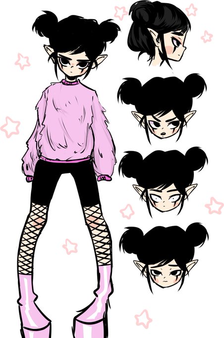Ella es mi chica Punky, un personaje creado por mi y la dibuje ahora que estoy molesta :V https://t.<a href="/tag/larobotadolescente"class="tags"><span>#larobotadolescente</span></a><a href="/tag/jennylarobotadolescente"class="tags"><span>#jennylarobotadolescente</span></a>