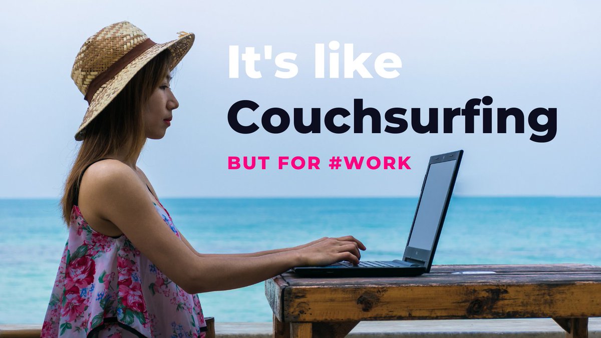 Co-work with inspiring locals FOR FREE 🗺️

Ready? GO! 🔛 sharehomeoffice.com  🧳✈️

#nomadlife #freelancers #beyourownboss #digitalnomadlifestyle #remoteworking #freelancelife #coworkingspace #travelblogger #workanywhere #goexplore #lifestyledesign #nomad #laptoplife #travel