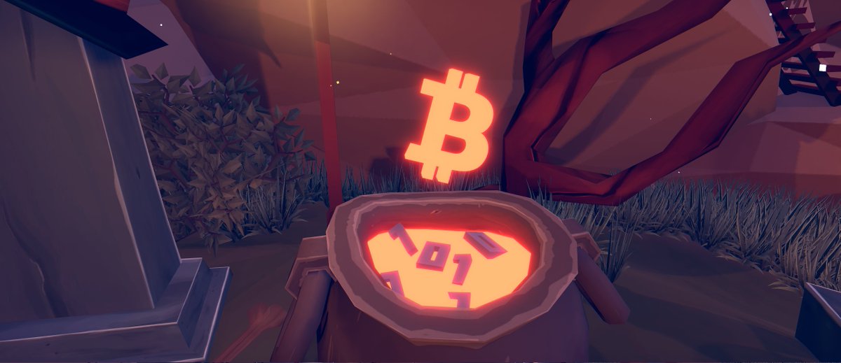 Monday release:
🥳Bitcoin Campfire v1.10 is out! 🥳
👻🎃Spooky edition! 🎃👻
Thanks to <a href="/VoltageGoat/">⚡🐐 VOLTAGE GOAT®</a> for the Bitcoin pumpkin!😍

👇Join our weekly VR meetups👇
Follow <a href="/RecklessVR/">Reckless VR</a> &amp; @BTCVRDownunder!