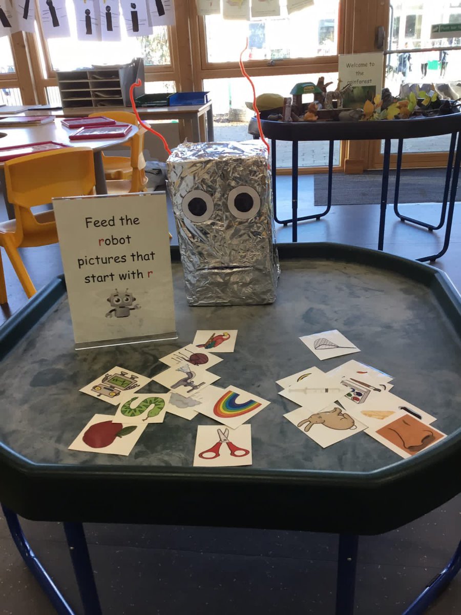TurriffPrimary's tweet photo. Today in P1B we were learning the 'r' sound. We were exploring in the Rainforest, feeding the Robot, building Rockets using Rectangles, making Rusty Robots and creating Rainbows. We had a Really fun afternoon! 😀
#learningthrougplay #finemotorskills #earlyyears #phonics https://t.co/KiLK0ZCXDi