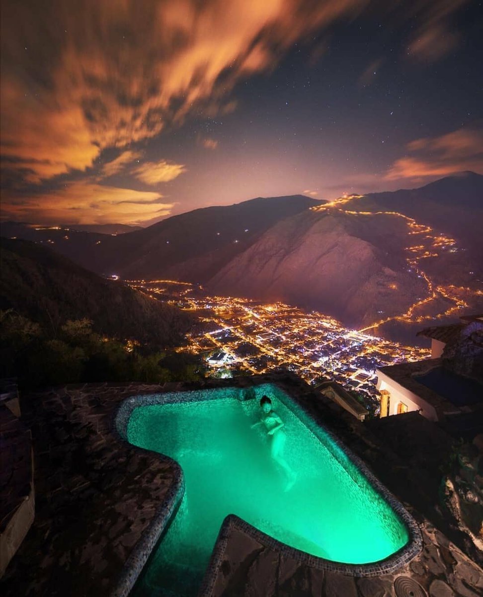 Name a better way to admire the view of a city...I'll wait. #Baños
📸 <a href="/palebluewanders/">palebluewanders</a> 
✥
Follow: <a href="/greengotravel/">GreenGo Travel</a>
Hashtag: #greengotravel
♻️Travel Smart, Travel Sustainably
✥
 #Ecuador #tourism #travel  #bewellinecuador #siéntetebienenecuador
