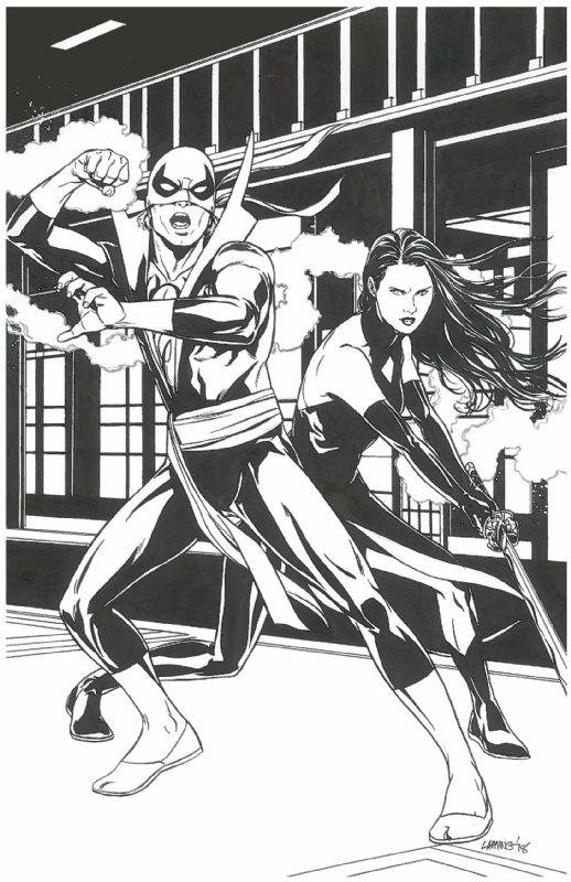 LetColleenWing's tweet photo. One of my favorites!! ♥  I need more of this in this life

Iron Fist &amp; Colleen Wing.

Artist: @monkey__marc https://t.co/xVfNEbqJt8
