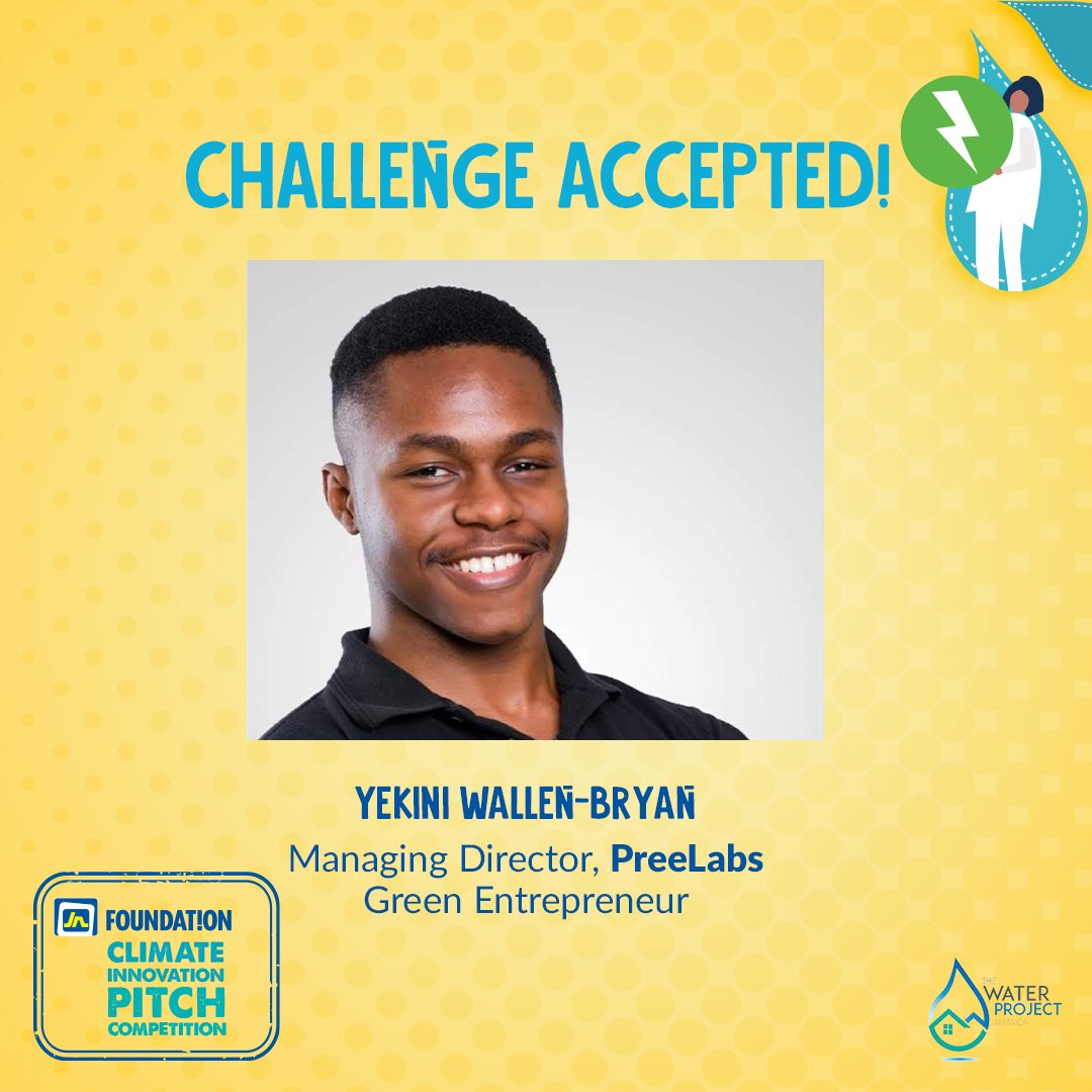 JNFoundation's tweet photo. #ChallengeAccepted: Team PreeLabs are ready to pitch their Green Business idea for a chance at $3 Million in Development Grants + more! π
Weβll be live on our Facebook and Youtube Pages October 27 at 6PM so you donβt miss anything.
#JNFClimateChallenge https://t.co/4ezxL9oFgK