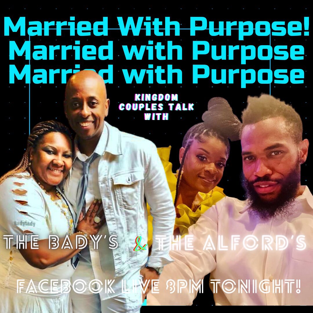 Anybody married, (or getting married) wanna be encouraged? Holla at the Bady’s &amp; the Alford’s <a href="/8pm/">8pm</a> tonight. From ChiTown to the Htown. #LetsGrow