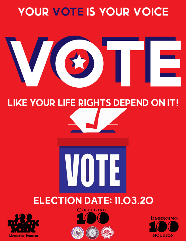 UH_C100's tweet photo. Have you voted yet? Don’t forget to cast your vote as your voice! Your vote is needed now more than ever, November 3rd, Election Day is fastly approaching. Don’t wait until it too late, VOTE NOW!
#CollegiteVotes #c100 #Emerging100htx #100blackmen #YourVoteIsYourVoice https://t.co/I0WB65tmAG