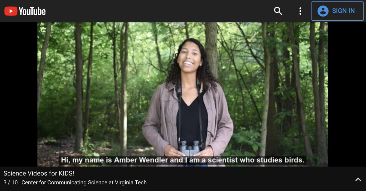 I recently made a science video for kids about birds (intended for kindergarteners, but also suitable for other ages). Share with anyone who may interested and check out the other videos on topics ranging from lakes to dinosaurs and more! <a href="/VT_ACT/">VT Center for Communicating Science</a> @ICATatVT youtu.be/K8OZYjfKy74