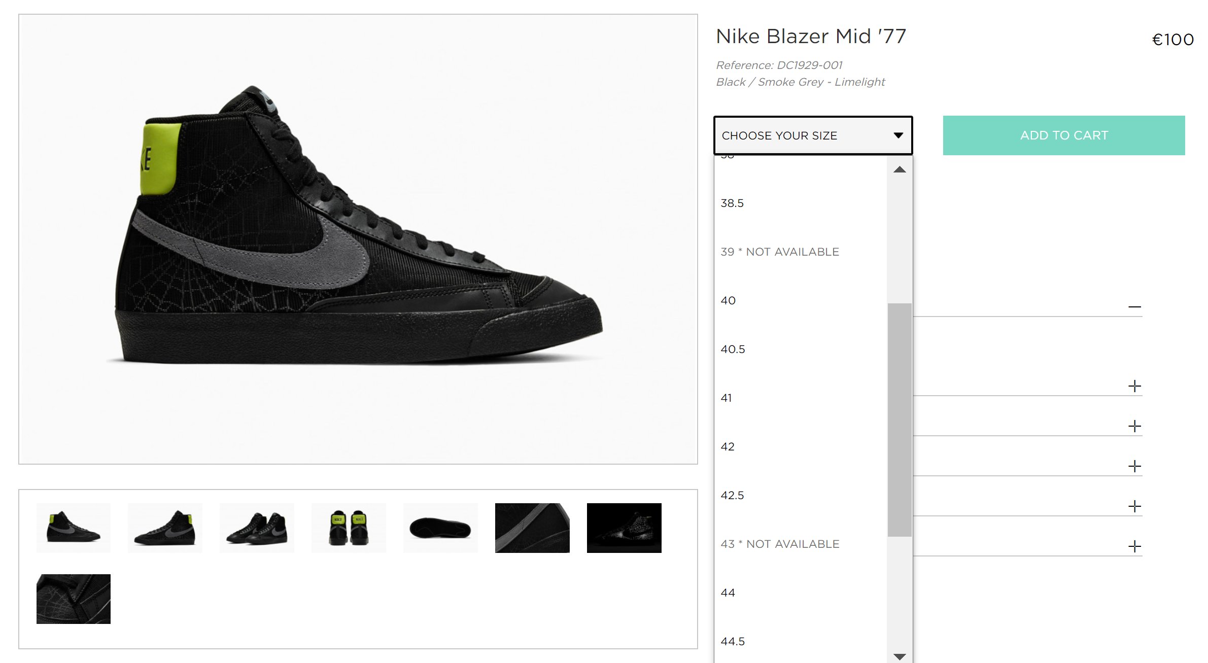 Blazer mid 77 foot district online