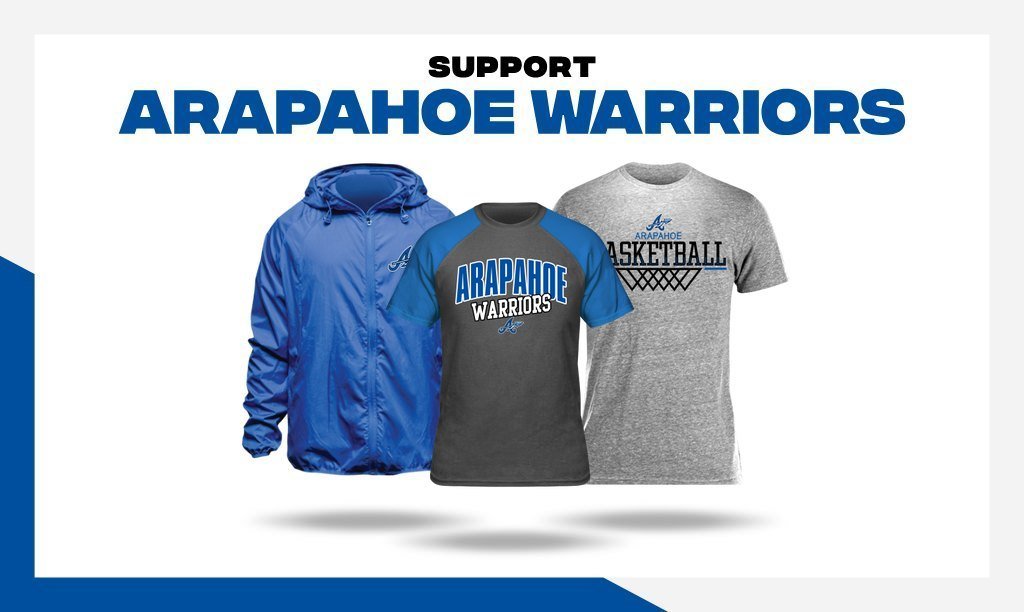 Attention Arapahoe Warrior Basketball Fans!! The Warriors FanCloth Store is now open. Get your gear to show your support for the Warriors this winter sports season! Store is open until November 9th. Go Warriors!! <a href="/ChanMan_52/">Chandler Hambidge</a> 
fancloth.shop/VMU1G