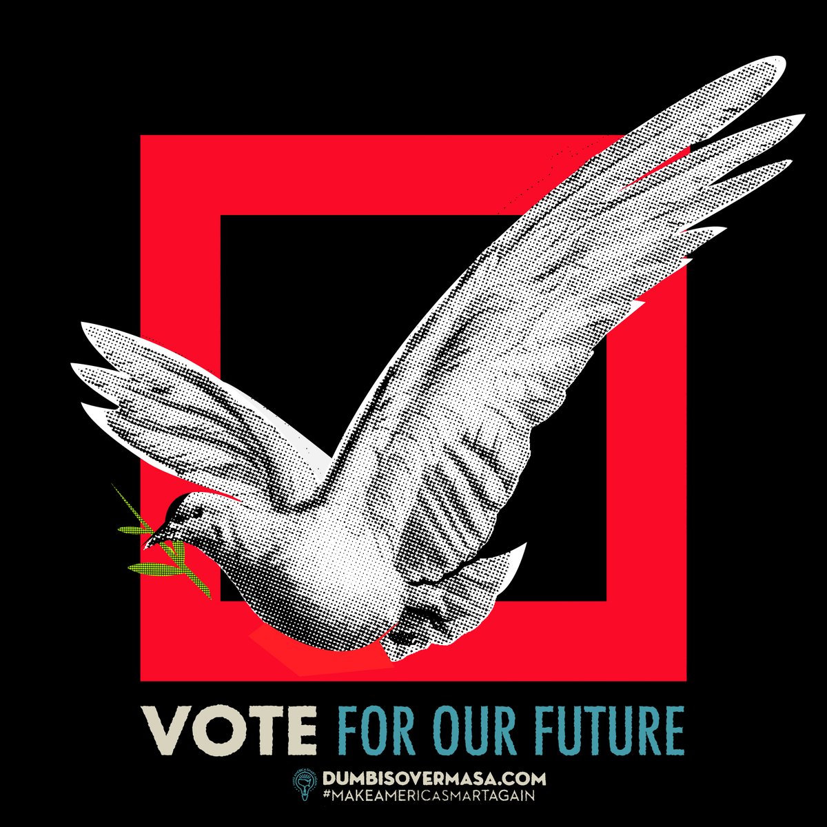 We must vote for our future! If you have a mail-in ballot, drop it off at a mailbox or official dropbox today! If you’re voting in person, check if your area has open vote centers nearby and cast your ballot early! 
#MakeAmericaSmartAgain #Vote2020 #Election2020