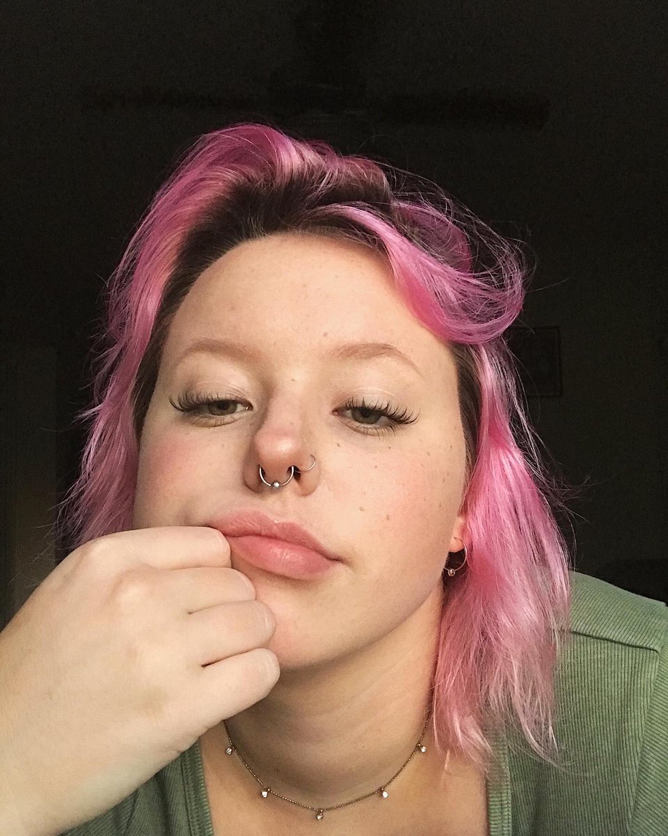 iz_donn's tweet photo. forgot to let twitter know i got my septum pierced https://t.co/uO1Jra6EEA