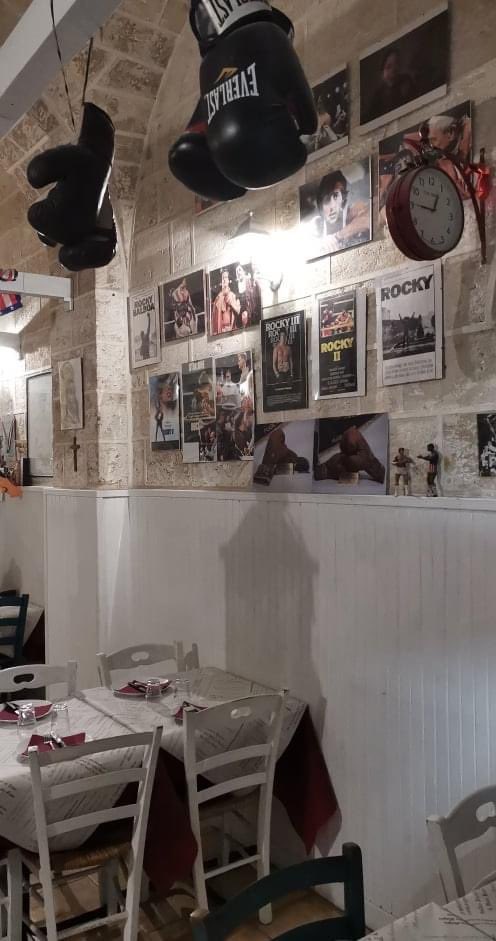 simonbeta's tweet photo. @TheSlyStallone hey big Sly! This is a restaurant in Bari (Italy) just to let You know Italy loves You so much! And me to! We were born the same day! Ciao!! https://t.co/ce7I07Vj2K