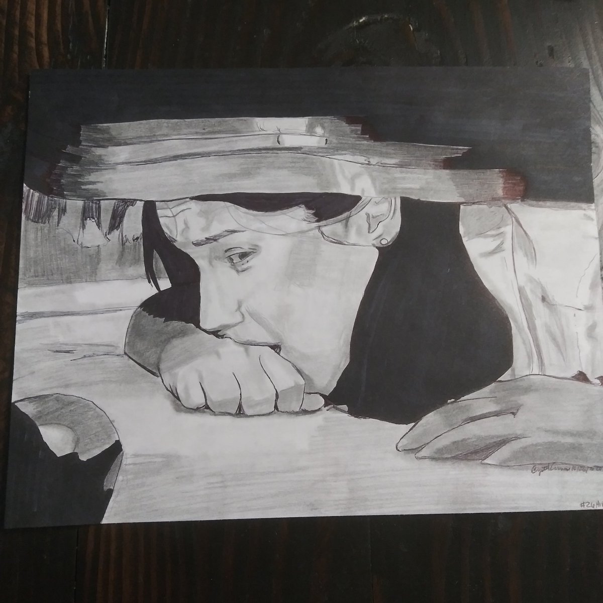 Reasil_ReQuinn's tweet photo. |today's inktober and VTMober hide and Toreador. Just under 4 hours total time. https://t.co/rerpZ7ffnL