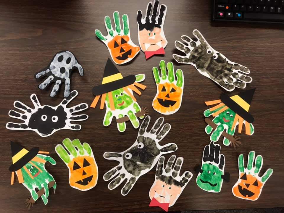 MsCooperatCraik's tweet photo. What a cool hands on craft Dean got to do (the Jack o lantern and vampire at the top) the during his break today in the Primary Learning Support room. He had a very ghoul time. @DrJamesCraikES https://t.co/HZWDkb7G3U