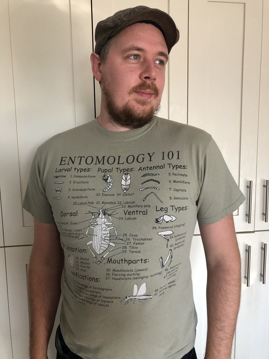 ajblake05's tweet photo. Fear no pop quiz with the Entomology 101 shirt (https://t.co/07Veq0k1SR). #modelyourentoswagmonday #ESBC2020 https://t.co/kGgrWOxEBo