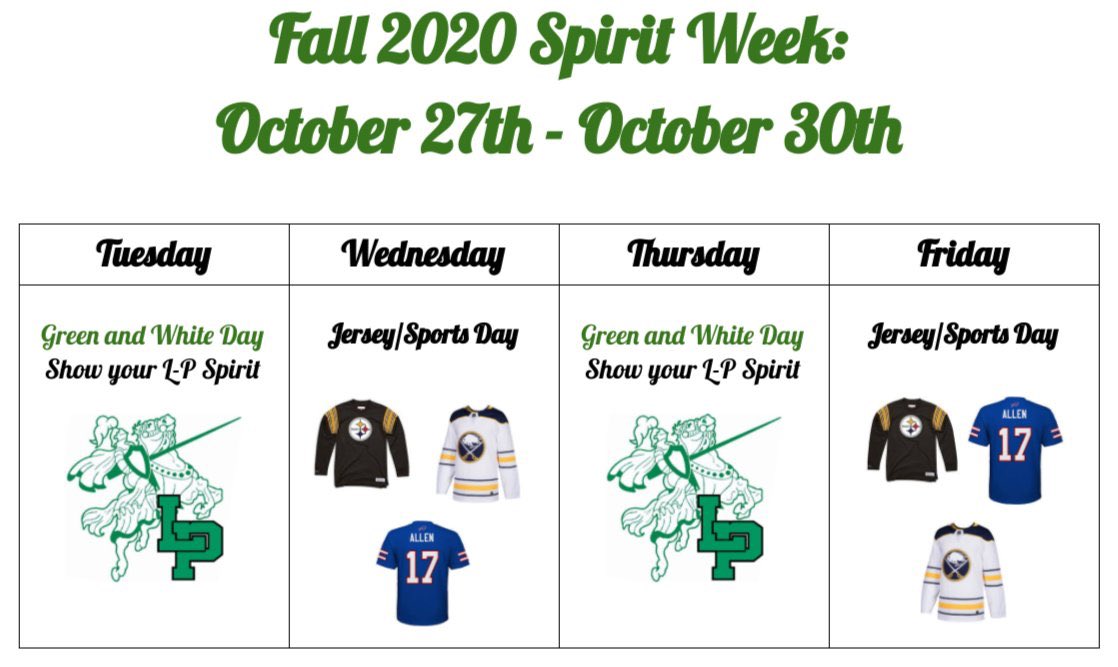 Show your spirit Lancers! 💚🤍