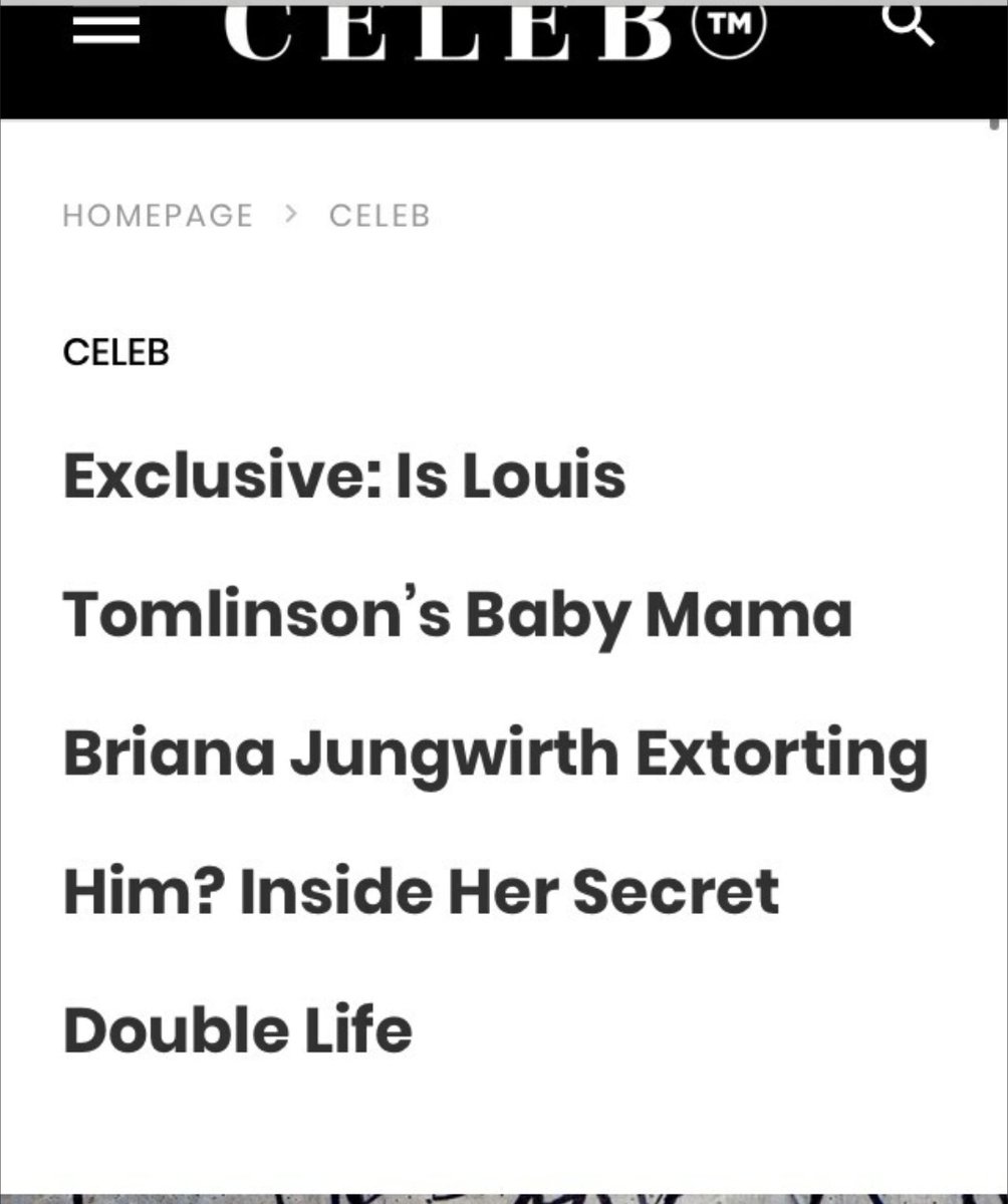 Second article about Jungwirth and the whole book situation.... an exclusive article. Screenshot of the article so you can read it here!  #babygate  #louistomlinson  #briannajungwirth