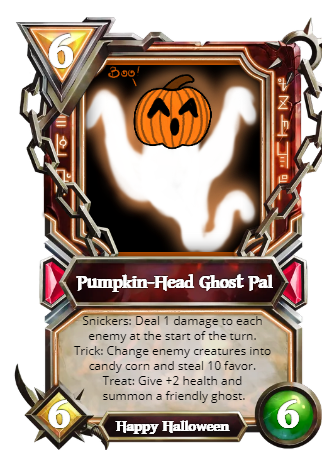 obe_lus's tweet photo. Participating in @GodsUnchained #shadowdraw Halloween contest! Used https://t.co/Zf6sB7mlti Card Generator Tool to create it.
๐ป๐ฎ๐Feeling the spoopy spirit! ๐๐ฎ๐ป https://t.co/PTSDyF6lB5