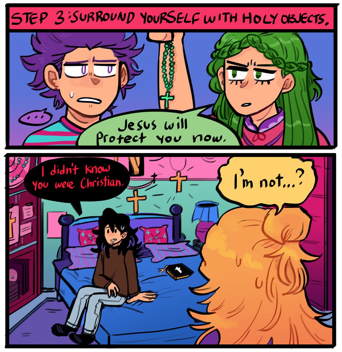 shinsou gets some help with exorcism, because what are friends for, right?
(1/2) 