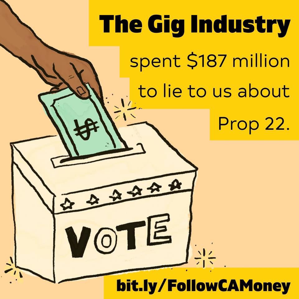 CourageCA's tweet image. Our #FollowTheMoney 💸 series focuses on #California propositions with the MOST corporate campaign funding! Fight against misinformation &amp;amp; special interest lies 🥊 #WithCourageWeCan ✊🏽 bit.ly/FollowCAMoney