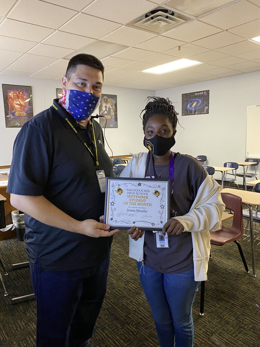 NacogdochesHS's tweet photo. Congratulations to our students if the month:

9th Grade Erika Sanchez-Hernandez
10th Grade Jeeana Menefee
11th Grade Auston Price
12th Grade Jacob Henson

Keep up the good work! #NacISD #NacogdochesHS #DragonNation https://t.co/qwpLN9IbI2
