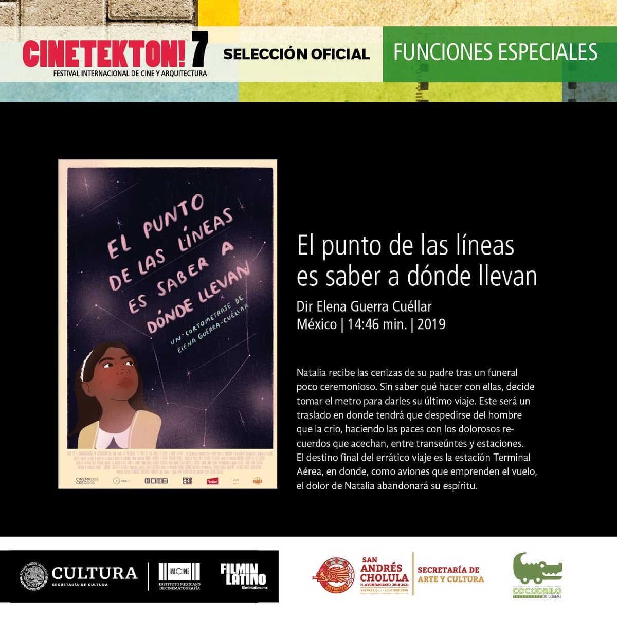 MacabroFICH's tweet photo. ¡Hoy en el @AutocinemaCoco de Cholula, la función especial de #MacabroXIX en el marco de @CINETEKTON #Cinetekton7! https://t.co/cLowRWivh8