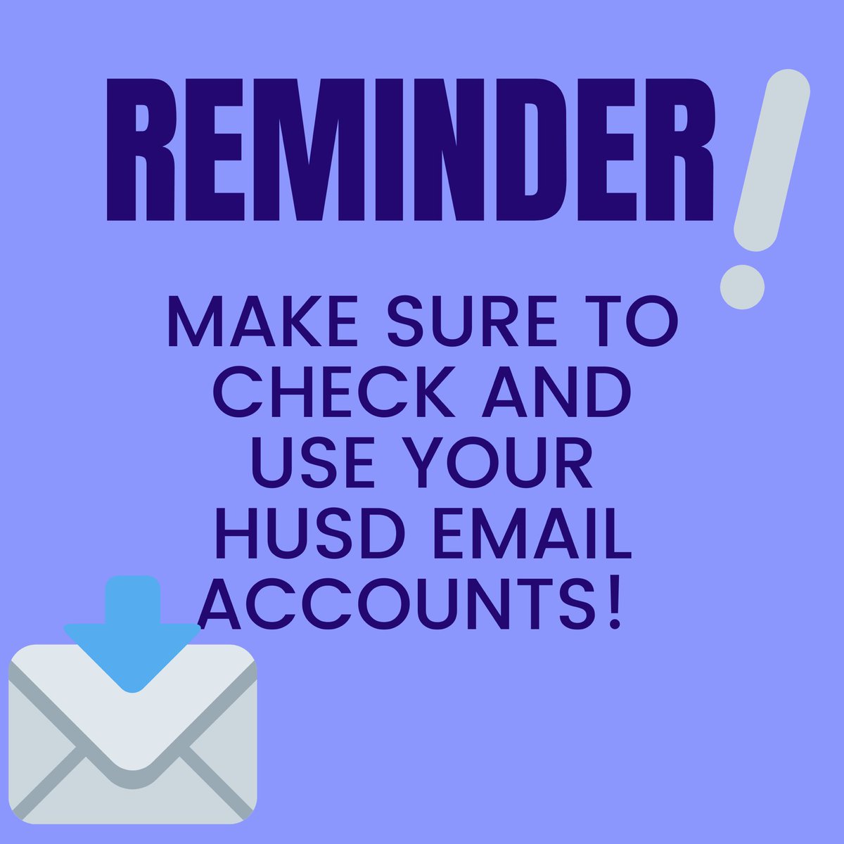 WFHSCareerC's tweet photo. Students! It’s very important to check your HUSD emails for updates on everything, ESPECIALLY scholarships from Mrs. B! https://t.co/IQFenvEekl