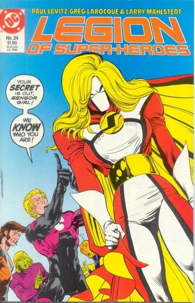 As a side note, I have read a few theories claiming that Sensor Girl, who Paul Levitz introduced into the Legion in 1985 was originally meant to be Kara Zor-El, rescued through time travel by Brainiac 5 and now living incognito in the future to preserve the story of her "death"