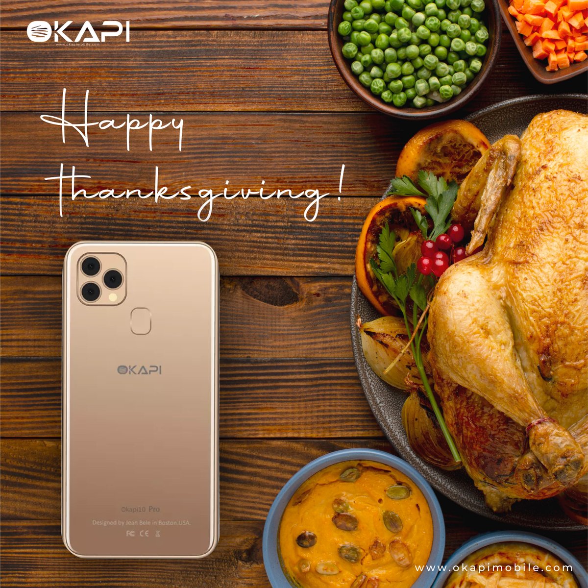 OkapiMobile's tweet photo. One month to thanksgiving. Only way to enjoy this year is by staying virtually connected with your loved ones. Grab the latest #Okapi10ProMax and create memories. Let's go. #Okapi #Okapimobile #Thanksgiving2020 #stayhealthy https://t.co/UsxaqajCA3