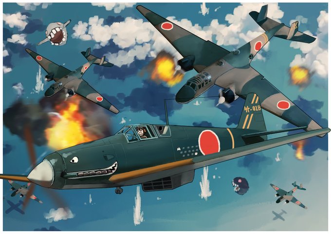 「飛行機 第二次世界大戦」のTwitter画像/イラスト(人気順)