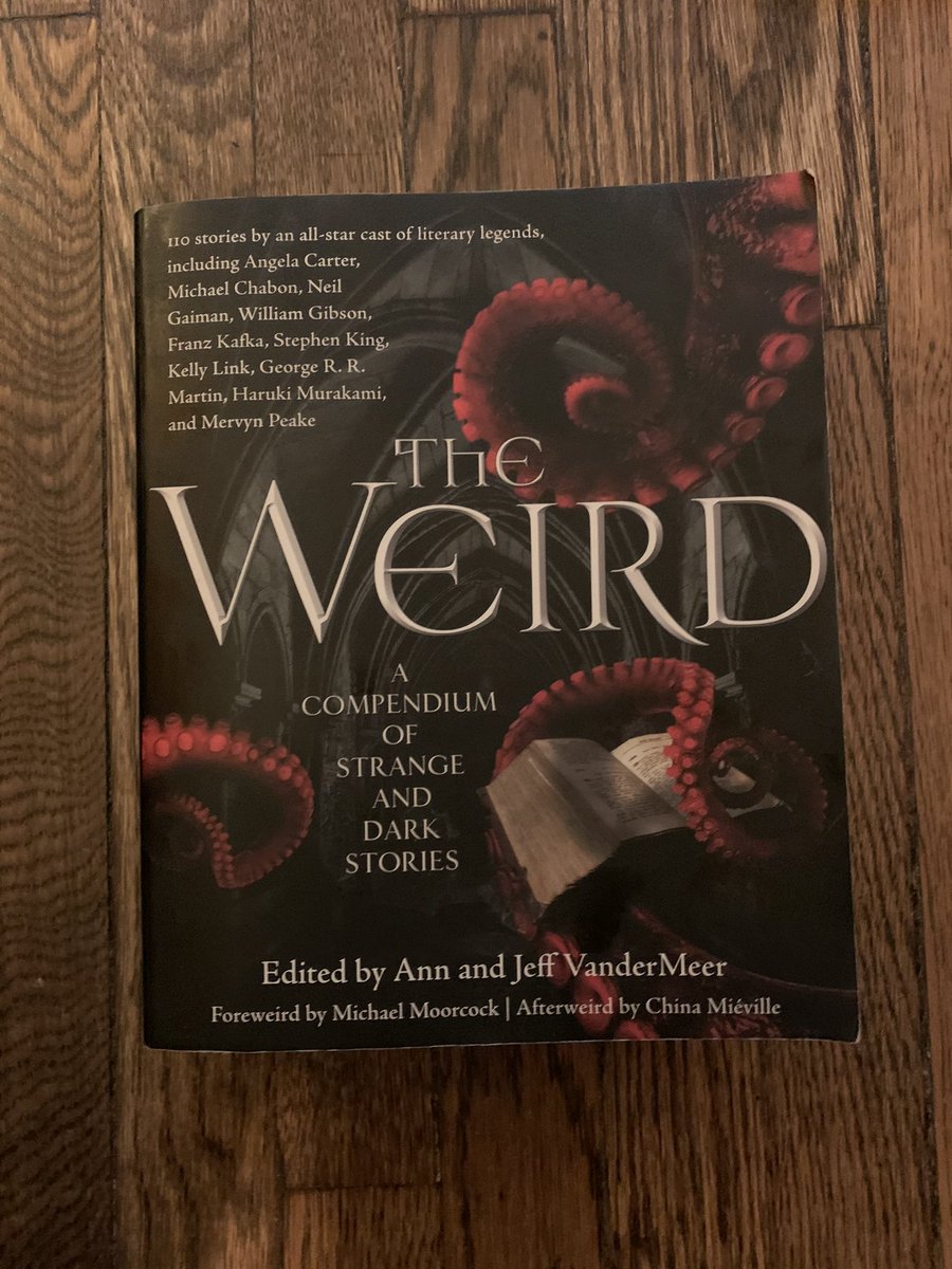 This one you’ve seen me praise before, but it can’t hurt to do it again:  @AnnVanderMeer &  @jeffvandermeer gather names you know and names you don’t, old and new, and the range of voice and style and effect is impressive.