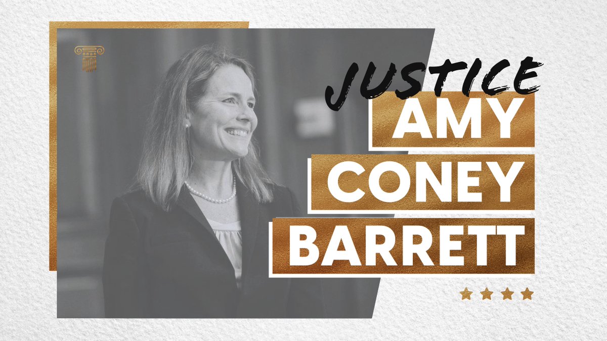 sendavidperdue's tweet photo. This time last week, we confirmed Amy Coney Barrett to the United States Supreme Court! #JusticeACB https://t.co/zUrjZmumqa