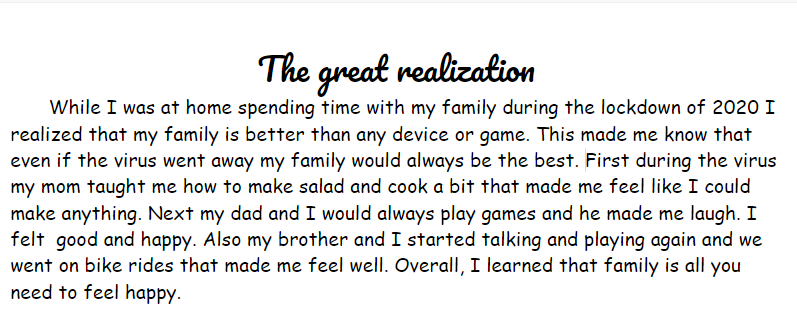BrownridgePSLC's tweet photo. This week's "Book Buzz" is #TheGreatRealization by T.Roberts; a book I am currently using in class. A great bk to reflect on"great realizations" while at home during the pandemic. Ss moving reflections expressed the things they've learned & some positive outcomes of the pandemic https://t.co/ptGkwtE0wU