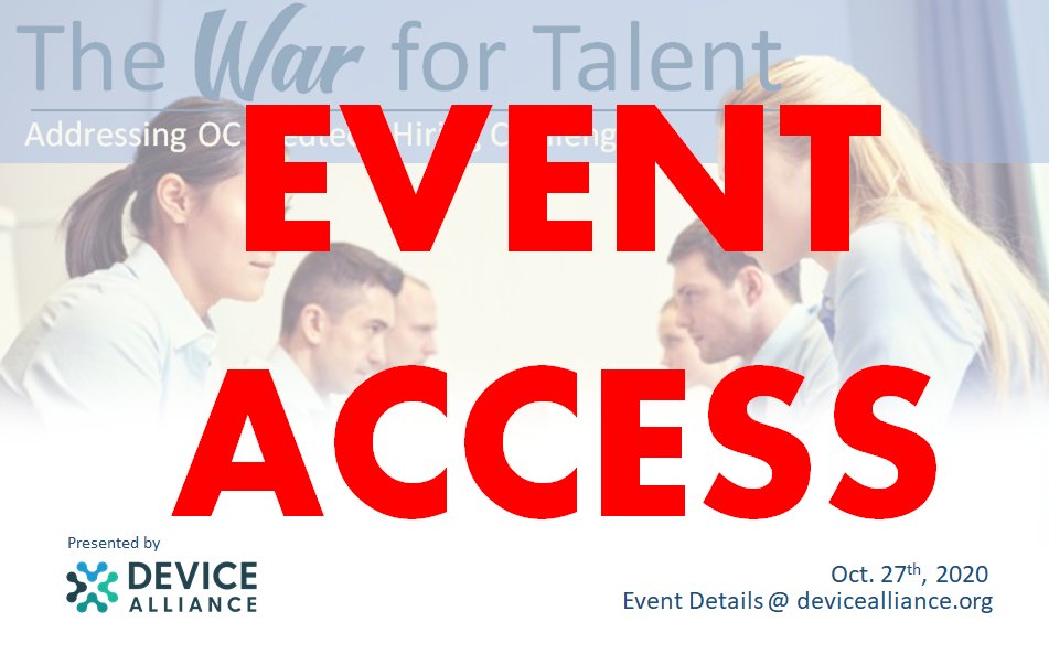 PSA - if you already RSVP to tomorrow's 'War for Talent' event make sure you check your email (and possibly your spam folder) for event access information.

#warfortalent #event