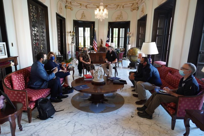 FEMA_Deanne's tweet photo. We met with PREPA and PRDE to discuss the way forward with these funds. The hard work begins now and @fema is here to support as we work together to deliver results. Thank you @POTUS for making these funds available. https://t.co/SpxHLDmdb6