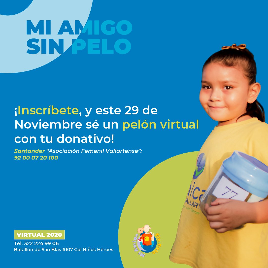 ¡Hoy más que nunca nos necesitan ! 💙 Aún estás a tiempo de registrarte y convertirte en un pelón virtual  Ingresa al link: forms.gle/Ls1CFosqqc9gbZ…
Para más información llama al 3222249906 y 3292232276