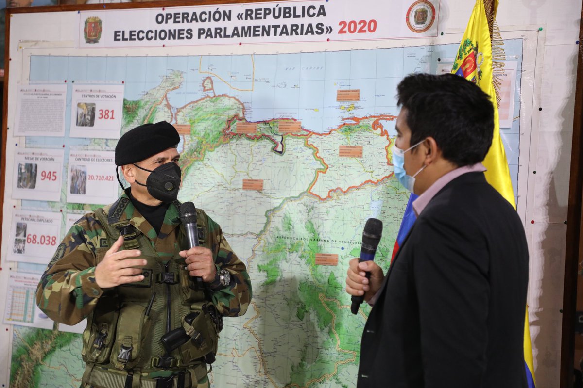 🗣️#Tambien|| Nuestro AJ @CeballosIchaso detalló, que se han impartido a nuestros funcionarios de la #FANB, más de 20.000 horas de capacitación en materia de derechos humanos, bioseguridad y procesos de seguridad en los Centros de Votación. #27Oct https://t.co/7xRB60aleK