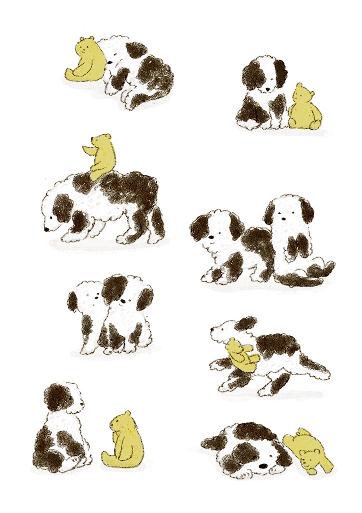 「#テディベアの日
 #テディベアズ・デー 」|ももろ　4／20発売絵本「パンダのパクパクきせつのごはん」のイラスト