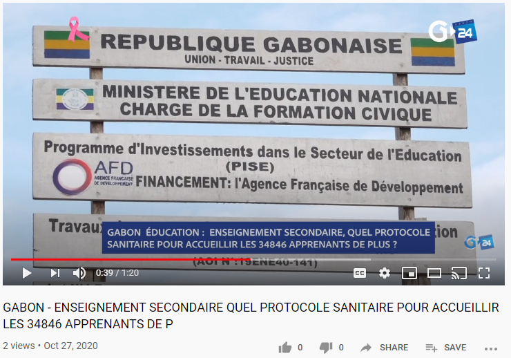 Cosa76's tweet photo. #GABON @AFD_France @Presse_AFD @RimaLecoguic @RiouxRemy vos 500 salles de classes en 2018 et 2020 sortent QUAND de terre? 800 millions d'euros de prêts (2010-2017) résultat : MEDIOCRE @Survie @OpGabon vive le soutien au défunt #Alibongo @tvgabon24 @unesco https://t.co/2LckYICtcz