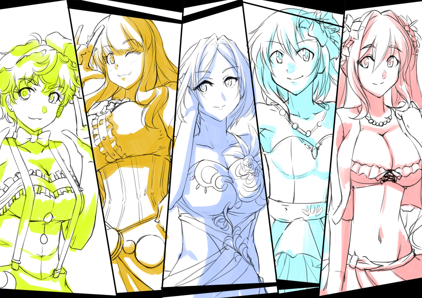 #デレステ 
過去絵 