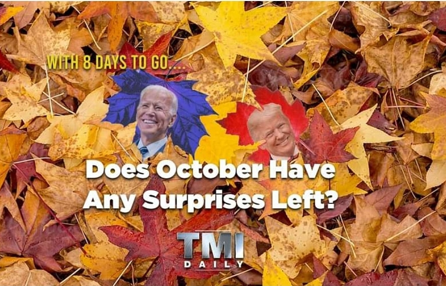 We are ready for another week of #TMIDaily! Join us #live at 6 p.m. PDT on https://t.co/Zv4WVWJtqP or listen to us on #ApplePodcasts or your #podcast #streaming platform of your choice.
#news #comedians #writers #talkshows #hollywood #election #electionday #election2020 https://t.co/75hwjFIWmy